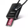 „Axagon ADM2-CM“ USB-C adapteris M.2 NVMe SATA 10Gbps, juodas