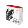 Axagon ADR-210B USB 2.0 A-M -> B-M aktyvus jungiamasis / kartotuvinis laidas 10 m