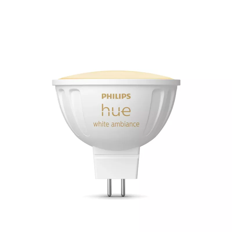 Philips Hue White ambience MR16 – išmanusis prožektorius, išmanioji lemputė, Bluetooth/Zigbee, balta, LED, GU5.3, MR16