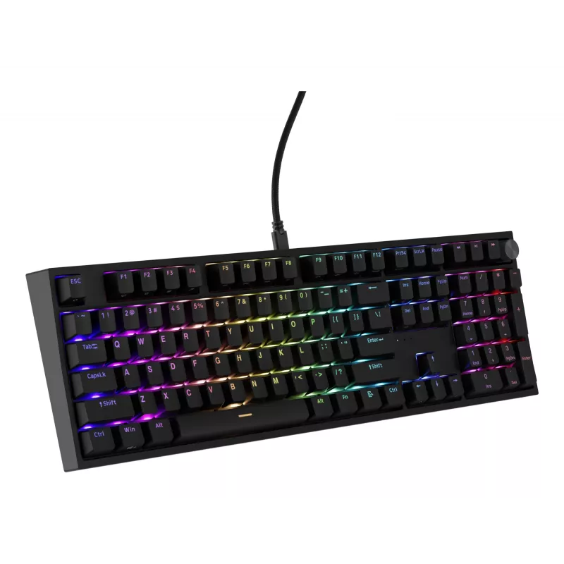 GENESIS THOR 404 klaviatūra Universali USB QWERTY anglų Juoda