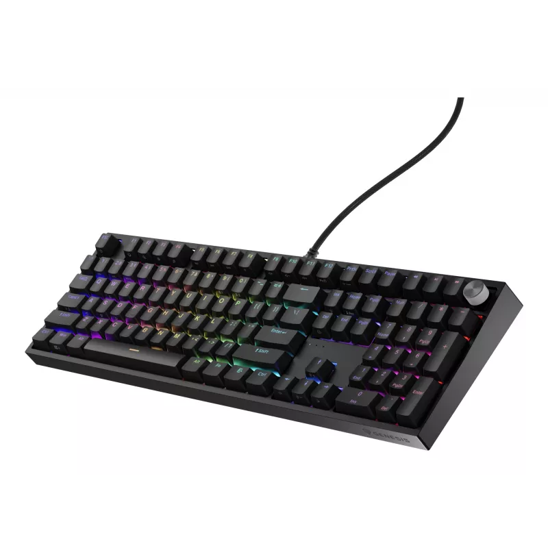 GENESIS THOR 404 klaviatūra Universali USB QWERTY anglų Juoda