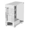 PC korpusas DeepCool CG580 WH White — ATX/mATX/ITX, grūdintas stiklas, palaiko 120/140 mm ventiliatorius, 3,5 colio × 2, 2,5 colio × 3, USB 3.2 Gen1
