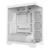 PC korpusas DeepCool CG580 WH White — ATX/mATX/ITX, grūdintas stiklas, palaiko 120/140 mm ventiliatorius, 3,5 colio × 2, 2,5 colio × 3, USB 3.2 Gen1