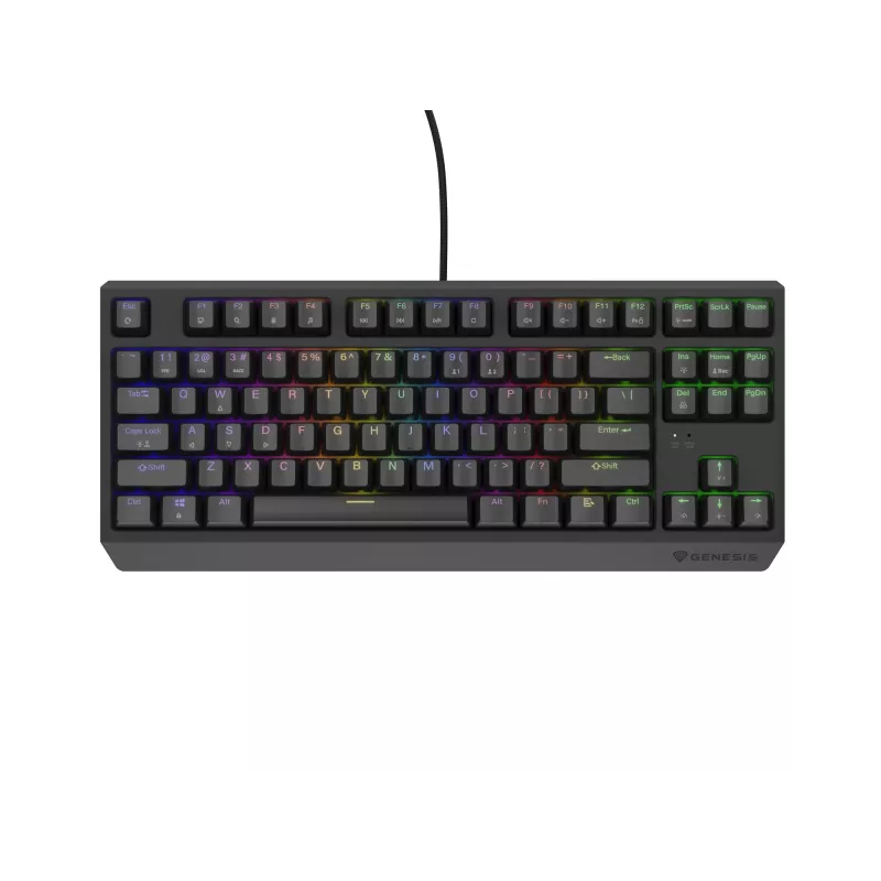GENESIS Thor 230 TKL klaviatūra žaidimams USB + RF belaidis + Bluetooth QWERTY Juoda