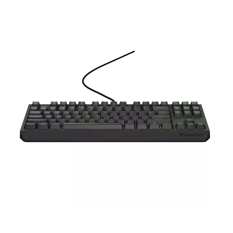 GENESIS Thor 230 TKL klaviatūra žaidimams USB + RF belaidis + Bluetooth QWERTY Juoda