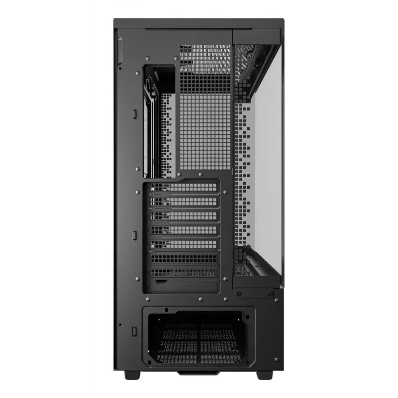 PC korpusas DeepCool CH690 DIGITAL Tower Juoda — ATX/Micro-ATX/Mini-ITX, LCD ekranas, 3×2,5 col. + 1×3,5 col. nišos, iki 450 mm GPU, 182 mm CPU aušintuvas