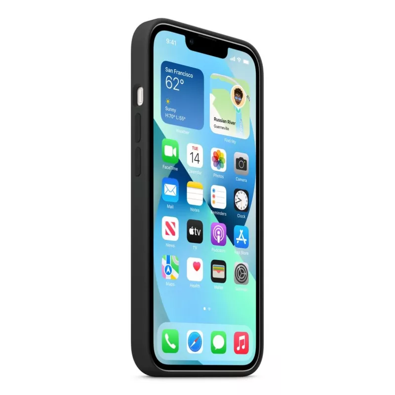 APPLE iPhone 13 silikoninis dėklas su MagSafe – Midnight