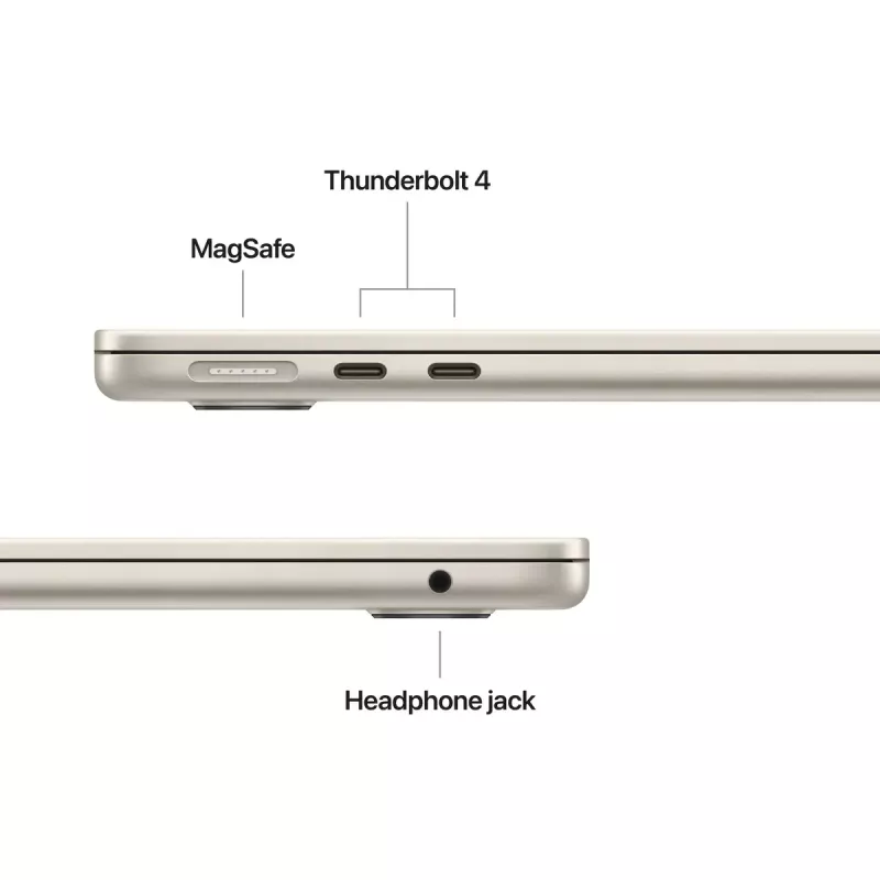 Nešiojamasis kompiuteris Apple MacBook Air 13 colių M4 10 branduolių CPU 8 branduolių GPU 16 GB RAM 256 GB SSD macOS