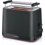 Skrudintuvas Bosch TAT3M123 2 griežinėliams, 950 W, juodas, sukamasis valdymas, atšildymas ir pakaitinimas