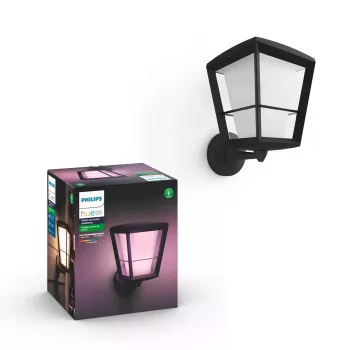 Išmanusis sieninis šviestuvas Philips Hue White and colour ambience Econic Outdoor Wall Light