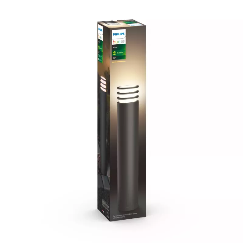 Prožektorius ant stulpo Philips Hue White Lucca Outdoor 1740393P0