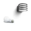 Philips Hue White Lucca lauko sieninis šviestuvas, išmanusis sieninis šviestuvas, Bluetooth/Zigbee, antracito spalvos, LED, aliuminis, E27