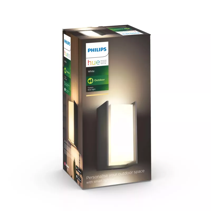 Išmanusis sieninis šviestuvas Philips Hue White Turaco Outdoor
