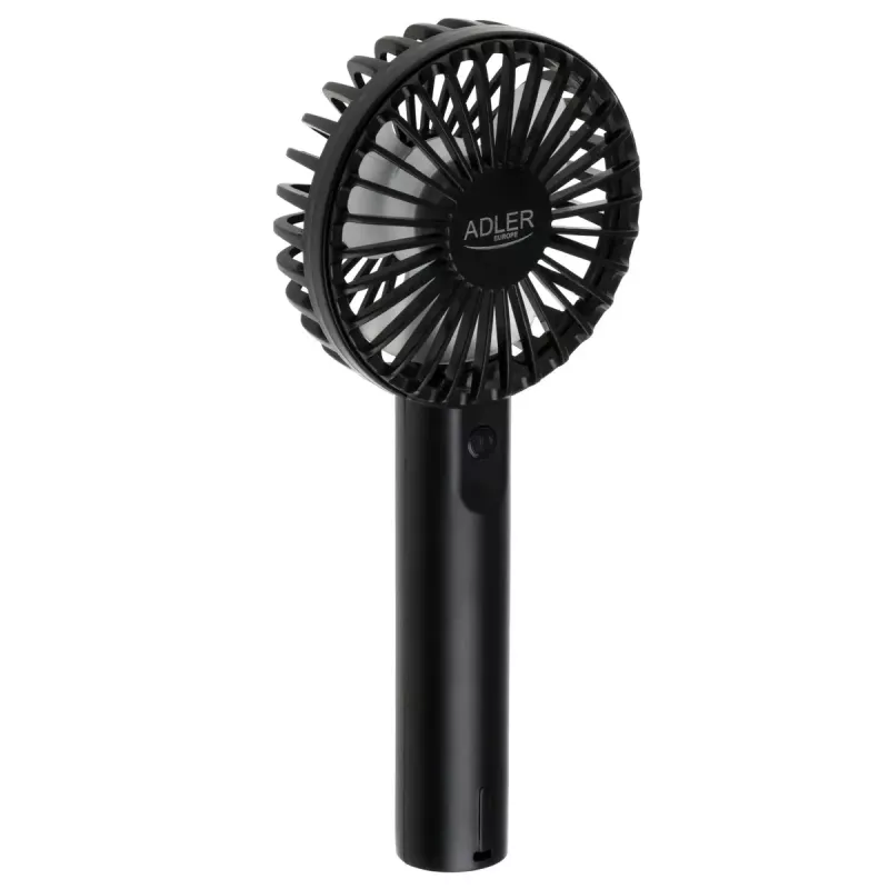 Stalinis ventiliatorius Adler AD 7338 Mini USB — 7 cm skersmuo, 3 greičiai, juodas