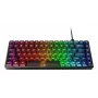 Mechaninė žaidimų klaviatūra Lenovo Legion K510 Mini Pro 75% US anglų k., 84 klavišai, RGB, USB, 1,8 m laidas, juoda/skaidri