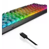 Mechaninė žaidimų klaviatūra Lenovo Legion K510 Mini Pro 75% US anglų k., 84 klavišai, RGB, USB, 1,8 m laidas, juoda/skaidri