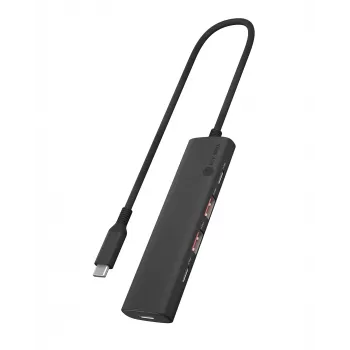 ICY BOX IB-HUB1437-CPD laidinis USB 3.2 Gen 2 (3.1 Gen 2) Type-C juodas