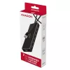 Axagon HUE-F7A 7x USB 3.2 Gen 1 ALU FLAT hub micro power IN 1m USB-A USB 3.2 Gen 1 (3.1 Gen 1) Type-A 5000 Mbit/s Juoda