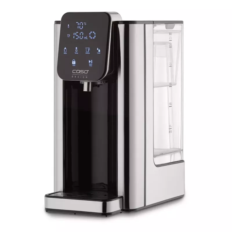 Caso Hot 7 Turbo karšto vandens dalytuvas, 2,7 L, 2200-2600 W, juodas/nerūdijantis plienas