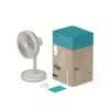 Stovimas ventiliatorius Duux Rize Flex 21 cm, 4 greičiai, osciliacija, 10 W, pilkšvai smėlio spalvos