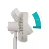Stovimas ventiliatorius Duux Rize Flex 21 cm, 4 greičiai, osciliacija, 10 W, pilkšvai smėlio spalvos