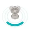Stovimas ventiliatorius Duux Rize Flex 21 cm, 4 greičiai, osciliacija, 10 W, pilkšvai smėlio spalvos