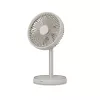 Stovimas ventiliatorius Duux Rize Flex 21 cm, 4 greičiai, osciliacija, 10 W, pilkšvai smėlio spalvos