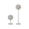 Stovimas ventiliatorius Duux Rize Flex 21 cm, 4 greičiai, osciliacija, 10 W, pilkšvai smėlio spalvos