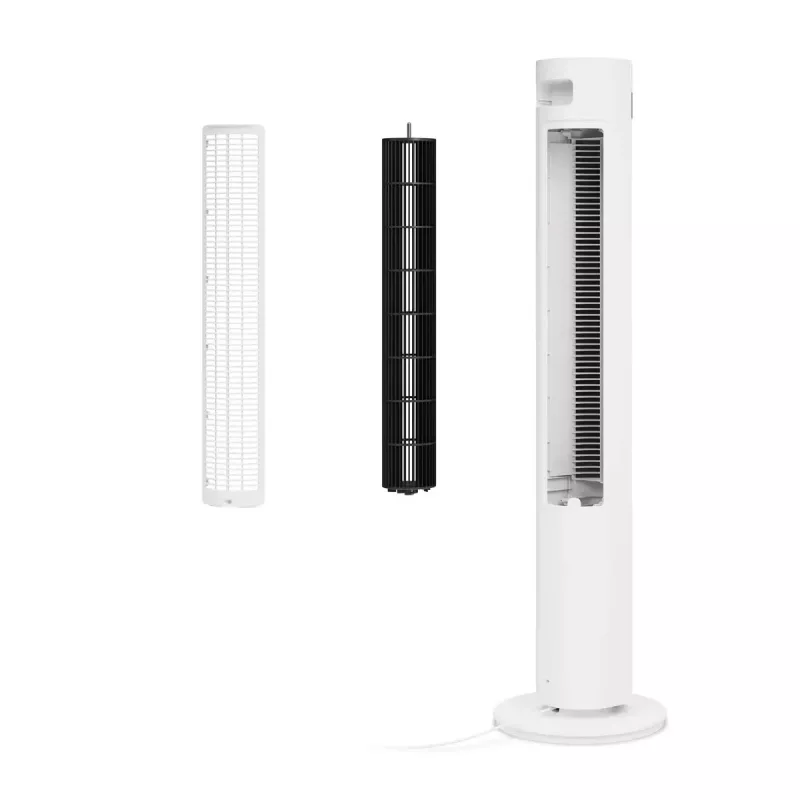 Bokštinis ventiliatorius Duux Elevate DXTF02 — 29 cm skersmuo, 12 greičių, osciliacija, 4–40 W, baltas