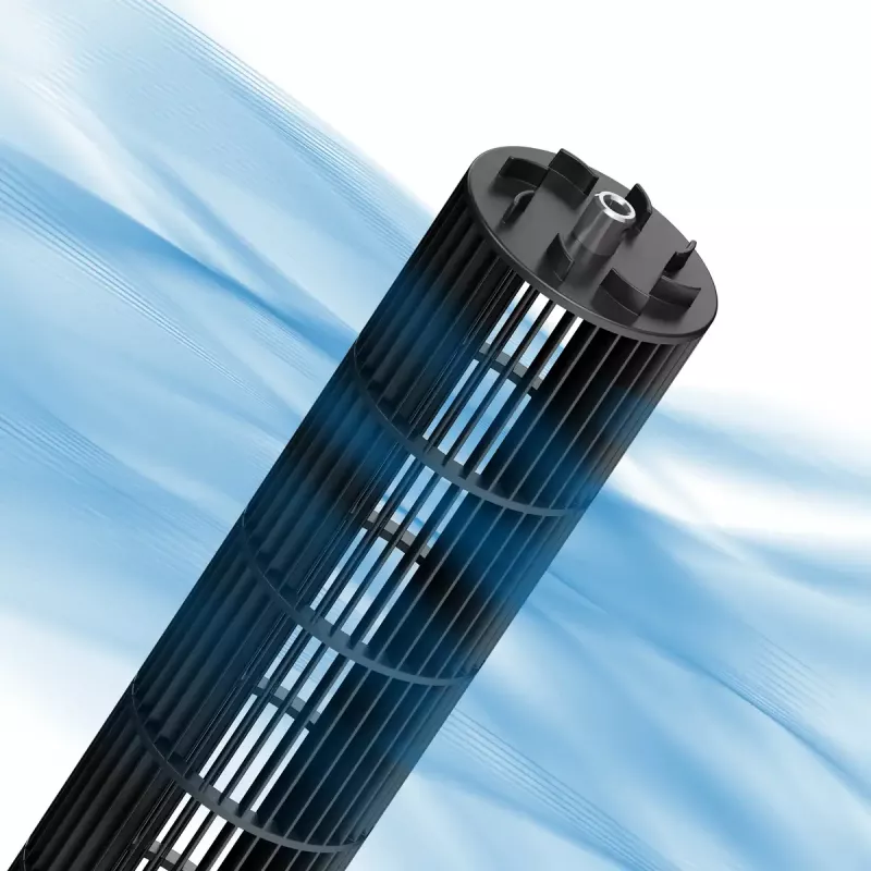 Bokštinis ventiliatorius Duux Elevate DXTF02 — 29 cm skersmuo, 12 greičių, osciliacija, 4–40 W, baltas