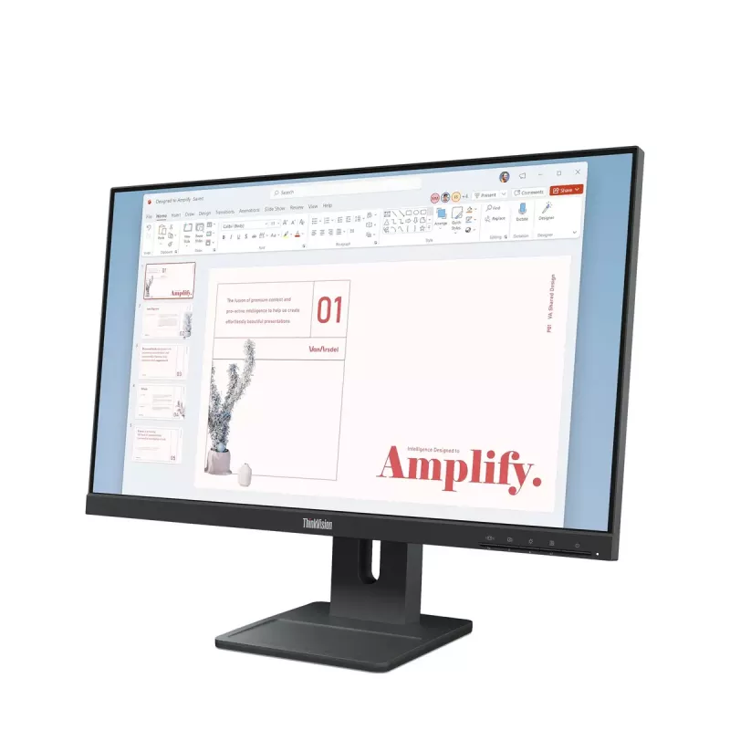 Monitorius Lenovo ThinkVision E24-40 23,8 colio LCD Full HD 1920 x 1080