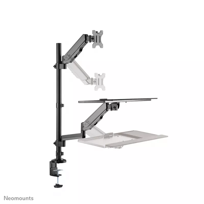 Stalinis sėdimos-stovimos darbo stalas Neomounts DS90-325BL1 9 kg aukščio reguliavimas