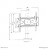 Neomounts prisukamas TV stovo laikiklis DS42-430BL14, maks. 50 kg, 32-55 col.