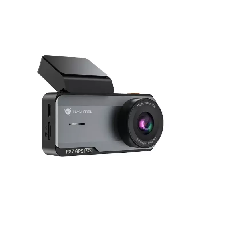 Dashcam Navitel R87 GPS automobilinė kamera su 412x960 IPS ekranu ir GPS, iš anksto įdiegtais žemėlapiais