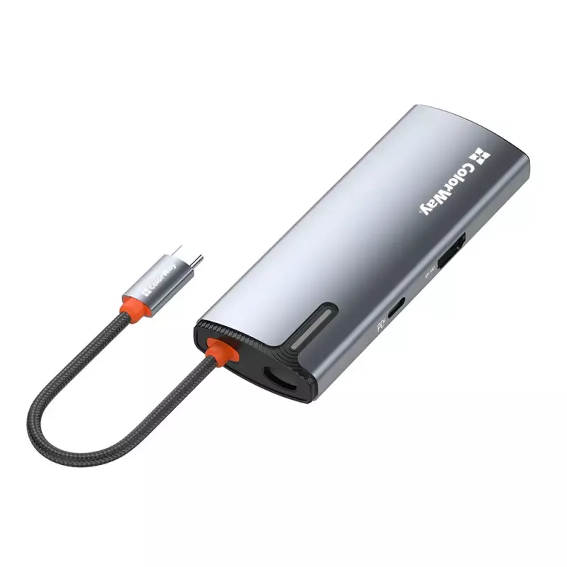 Dokų stotelė ColorWay CW-HUB01 5-in-1 USB-C su HDMI ir Ethernet