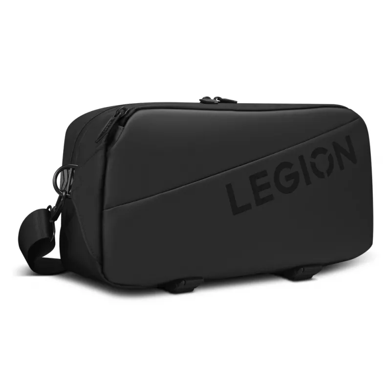 Nešiojimo dėklas „Lenovo Legion sling bag GX41S14777“ juodas — kompaktiškas vieno diržo peties krepšys priedams