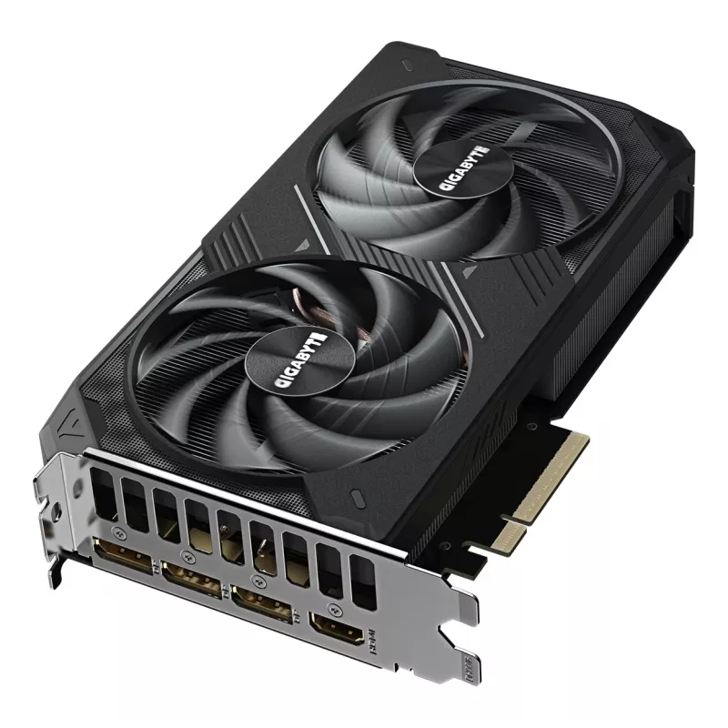 GIGABYTE GeForce RTX 5060 Ti WINDFORCE OC 16G vaizdo plokštė - 16GB GDDR7, 128bit, PCI-E 5.0, 2587MHz branduolio dažnis, 3 x DisplayPort, 1 x HDMI, GV-N506TWF2OC-16GD
