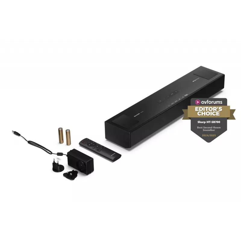 Sharp HT-SB700 garso juosta, juoda, 2.0.2 kanalai, 140 W
