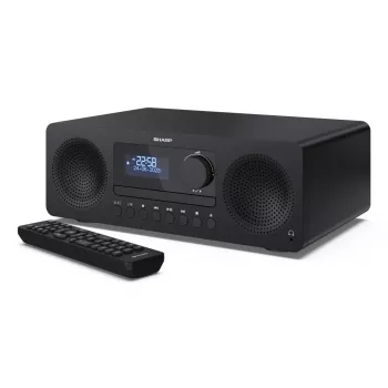Mikro garso sistema namams Sharp XL-B720D 30 W, dviejų krypčių garsiakalbiai, DAB/DAB+/FM, optinių diskų grotuvas, juoda