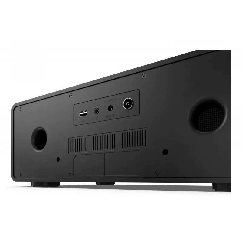 Mikro garso sistema namams Sharp XL-B720D 30 W, dviejų krypčių garsiakalbiai, DAB/DAB+/FM, optinių diskų grotuvas, juoda