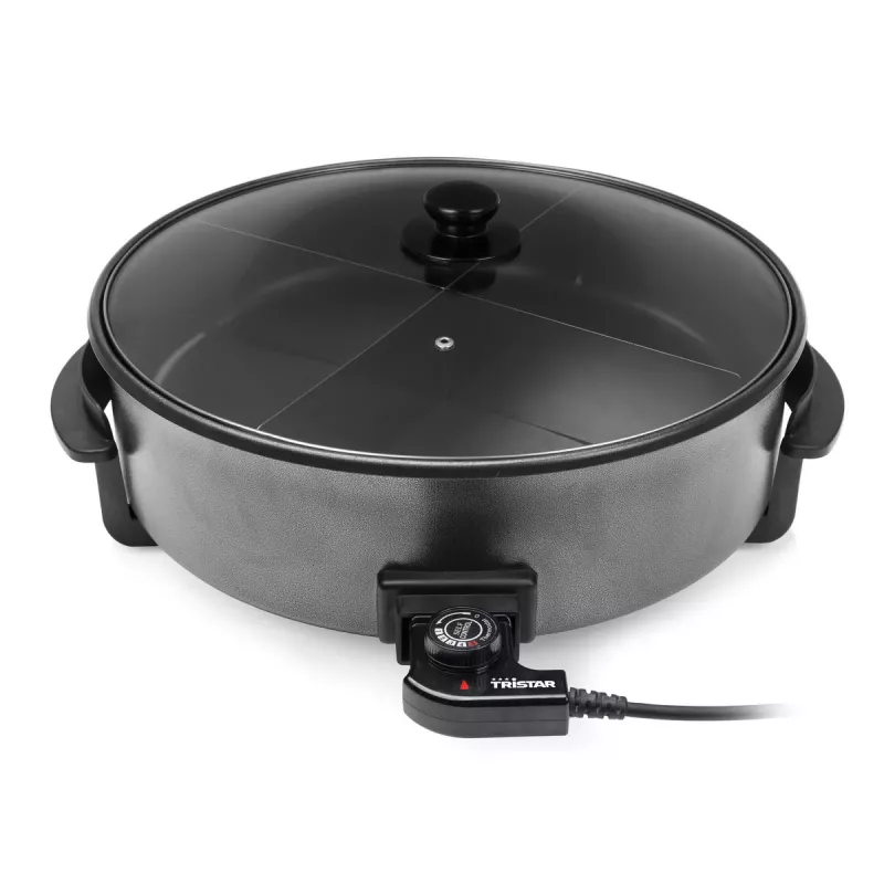 Elektrinė keptuvė Tristar PZ-9145 XXL – 40 cm, 1500 W, juoda