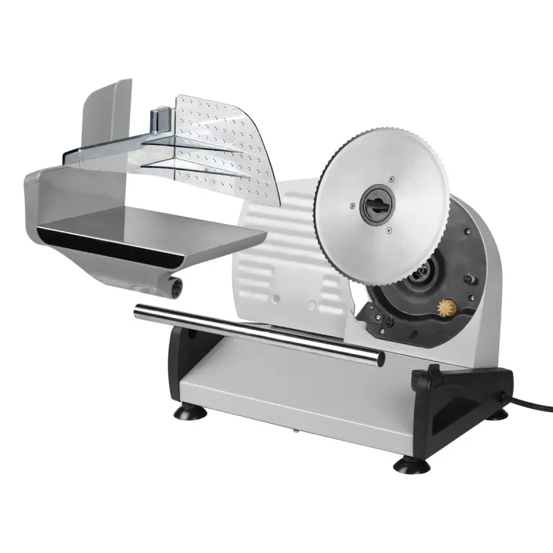 Elektrinė pjaustyklė Tristar EM-2099 — 150 W, maks. pjūvio storis 1,5 cm, kompaktiška 270×435×285 mm, juoda/sidabrinė