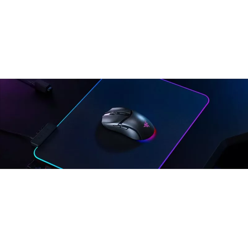 Žaidimų pelė Razer Cobra HyperSpeed — optinė, 26 000 DPI, Bluetooth + RF belaidė + USB Type-A, dešiniarankiams, 62 g
