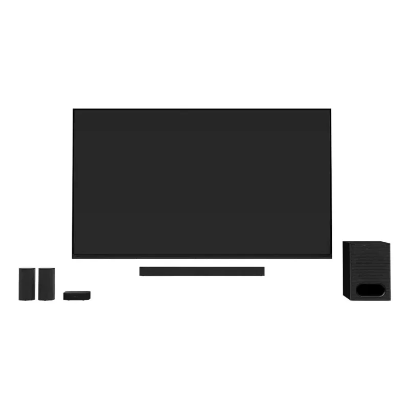 5.1 kanalų garso juostos sistema Sony HT-S60 juoda, 1000 W, Dolby Atmos ir DTS:X palaikymas, Bluetooth