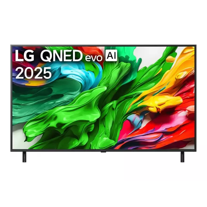 Televizorius LG 55QNED85A3C 55 colių 4K QNED evo išmanusis televizorius, WebOS, Motion Pro, Wi-Fi, Ethernet, DVB-T/T2, juodos spalvos