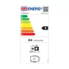 Televizorius LG 55QNED85A3C 55 colių 4K QNED evo išmanusis televizorius, WebOS, Motion Pro, Wi-Fi, Ethernet, DVB-T/T2, juodos spalvos