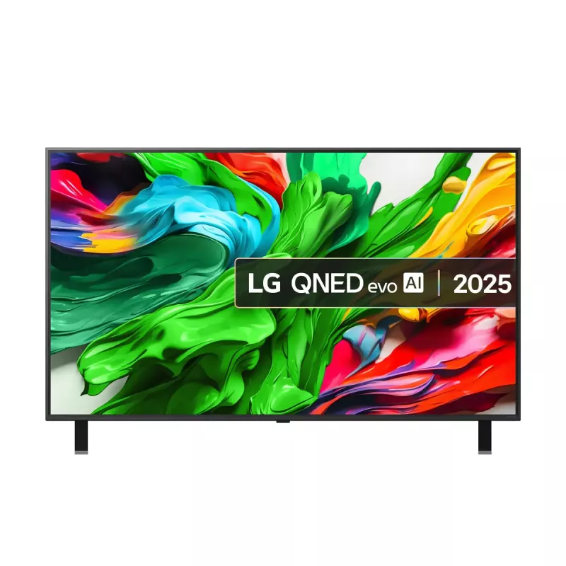 Televizorius LG 55QNED85A3C 55 colių 4K QNED evo išmanusis televizorius, WebOS, Motion Pro, Wi-Fi, Ethernet, DVB-T/T2, juodos spalvos