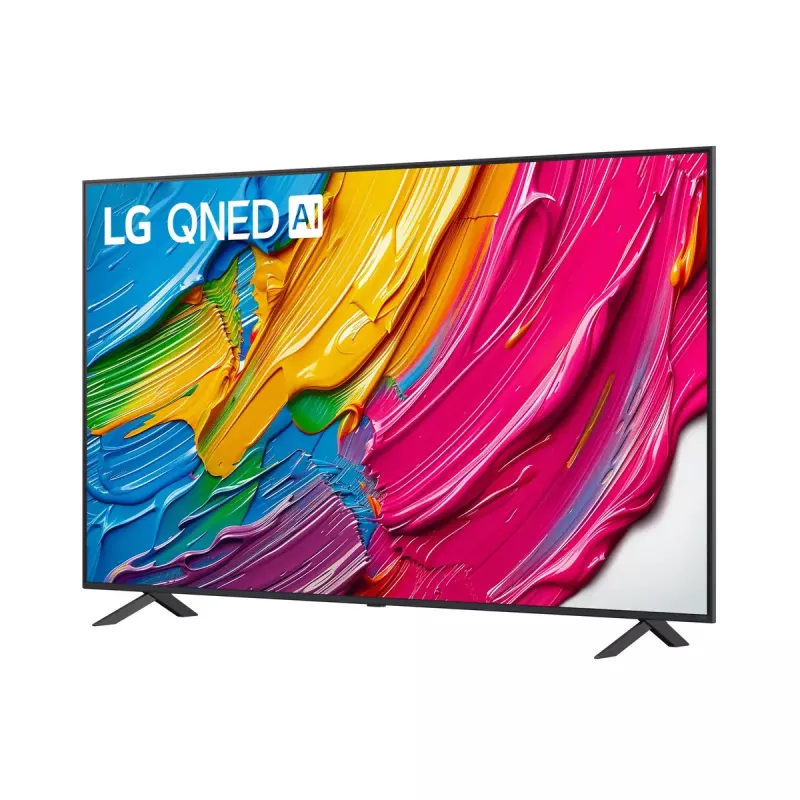Televizorius LG 75QNED80A3A 75 colių QNED 4K Ultra HD (3840x2160) Edge-LED, webOS, DVB-S2/T/T2, Wi‑Fi, Bluetooth, 60 Hz