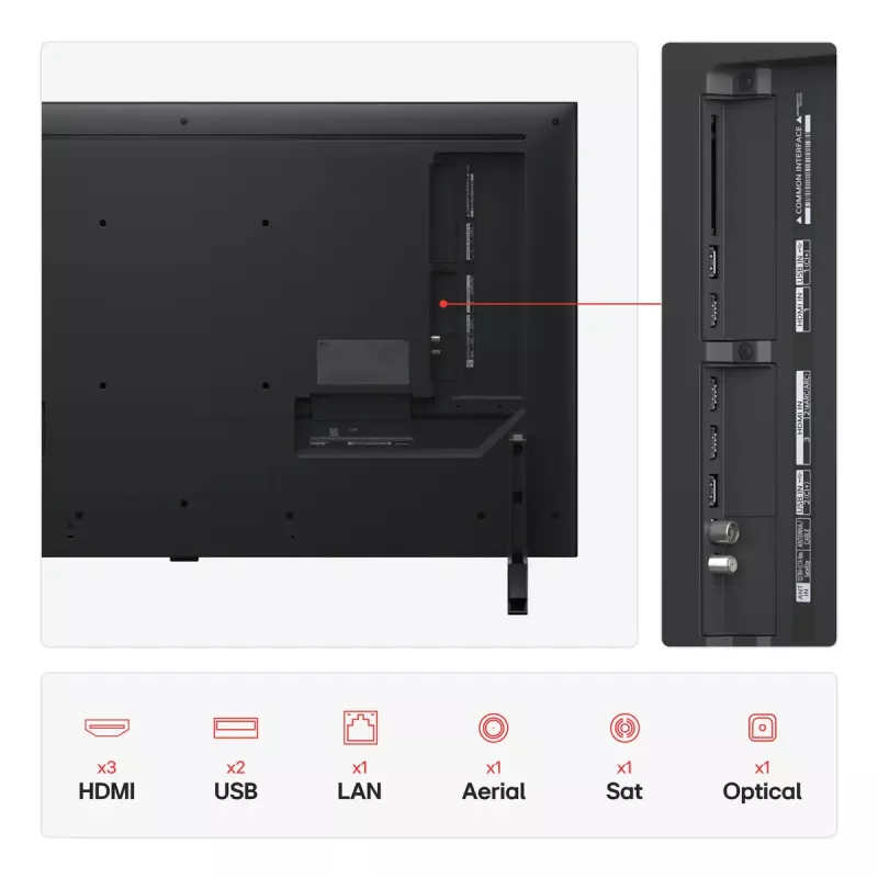 LG QNED 43QNED80A3A televizorius 109,2 cm (43 col.) 4K Ultra HD išmanusis televizorius Wi-Fi juodas