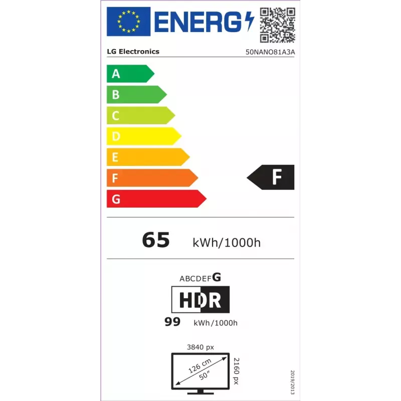 LG NanoCell AI 50NANO81A3A televizorius 127 cm (50 colių) 4K Ultra HD išmanusis televizorius Wi-Fi juodas